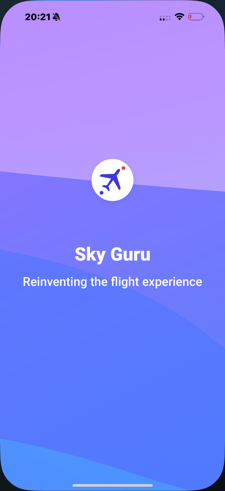 SkyGuru App Splash Screen